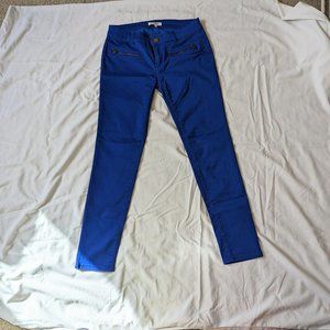 🎏3 for $20🎏 LOVE, FIRE bright blue, size 7, fitted jeans in EUC